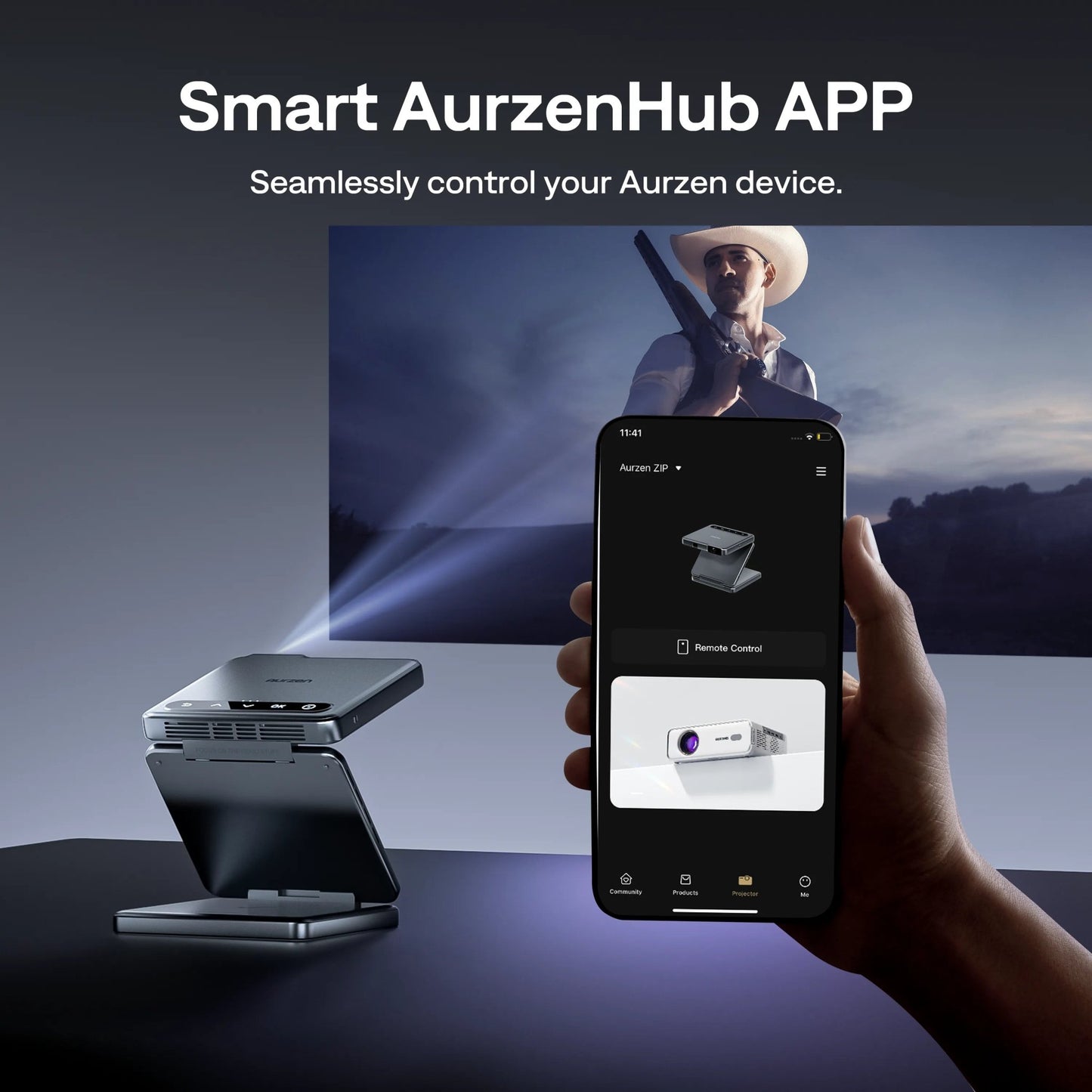 Aurzen Pocket Cinema Projector - Gadgetics